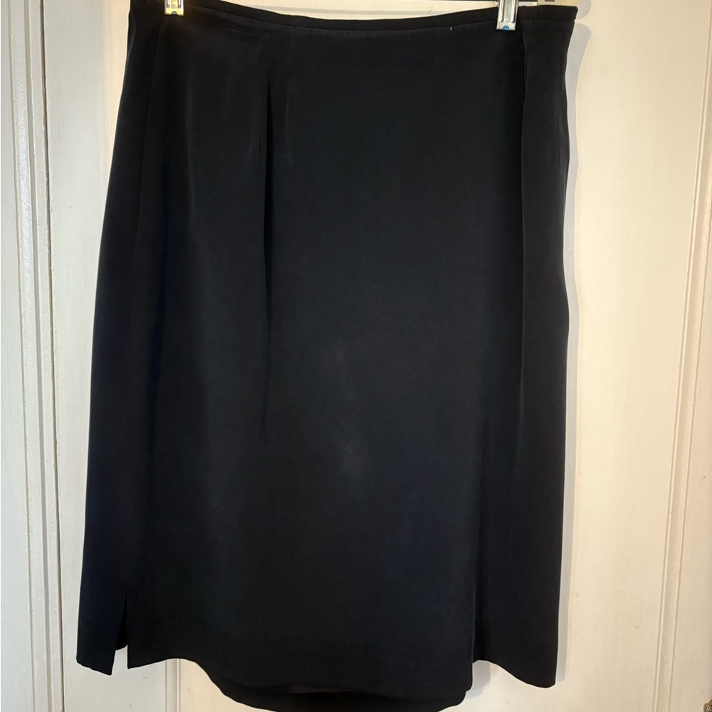 Claiborne Classic Black Pencil Skirt